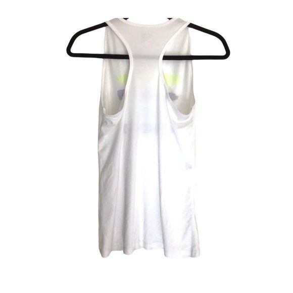 PRINCE- WOMEN'S WHITE GRAPHIC RACE BACK TANK TOP SIZE MEDIUM - Picture 2 of 7